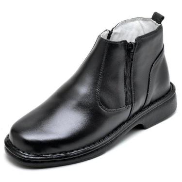 Imagem de Bota Botina Social Masculino de Conforto Anatômico Ortopédico e Super 