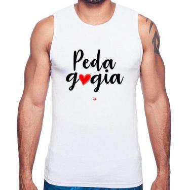Imagem de Regata Pedagogia por amor - Foca na Moda, Branco, GG