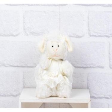 Imagem de Pelucia ovelha mini 10 cm vestido liso com lese  - CKD CONFECCOES, Pal