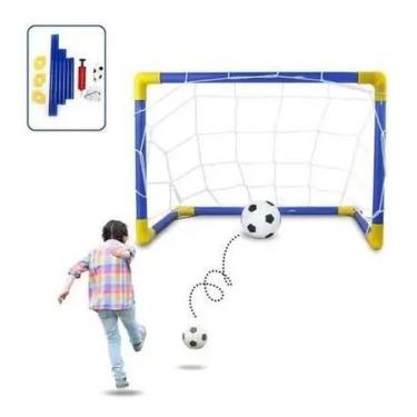 Imagem de Brinquedo Chute A Gol Infantil Trave E Bola Jogo de Futebol - GRUPOSHO