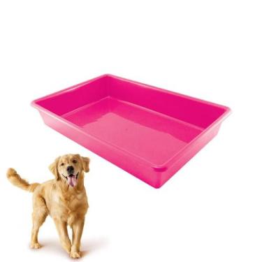 Imagem de Bandeja higienica pop preta para gatos - BURDOG, Rosa