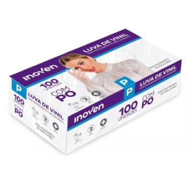 Imagem de Luva De Vinil Descartável Inoven Com Pó Com 100 Unidades P - Talge
