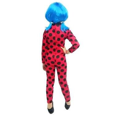 Imagem de Fantasia Joaninha Macacão Cosplay Infantil Feminino - Jade Fashion, PP