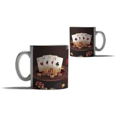 Imagem de Caneca Personalizada Presente Poker Jogos Baralho Carteado  - Enjoy Sh