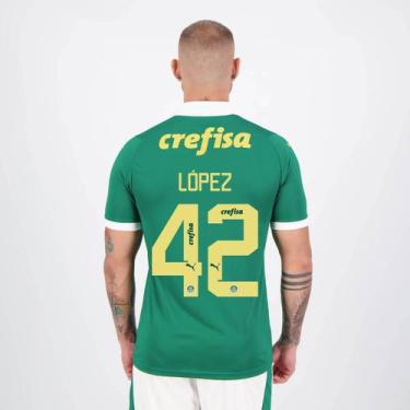 Imagem de Camisa Puma Palmeiras I 2024 42 López, EG