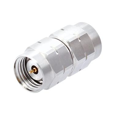 Imagem de withwave Adaptador de micro-ondas macho de precisão de 1,85 mm para macho de 1,85 mm, CC para 67 GHz, 50 Ohm, corpo de aço inoxidável
