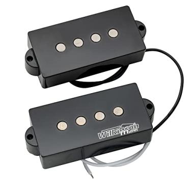 Imagem de Wilkinson WOPB Vari Gauss Cerâmica 4 cordas Precision Bass Humbucker Pickups Conjunto para Baixo Elétrico Estilo PB, Preto