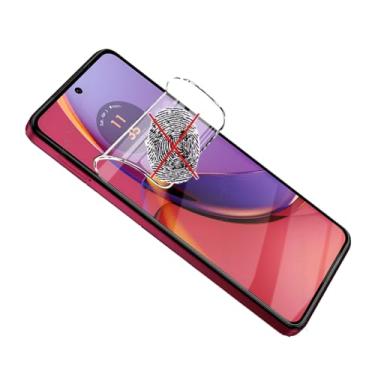 Imagem de Renwox 2 peças de película de hidrogel fosco anti-impressão digital para Motorola Moto G85 5G 16.9 cm protetor de tela de TPU macio transparente antirreflexo à prova de explosão de impressão digital,
