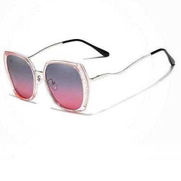 Imagem de Óculos de Sol Feminino Genuine Kingseven Proteção UV400 Gradiente N783