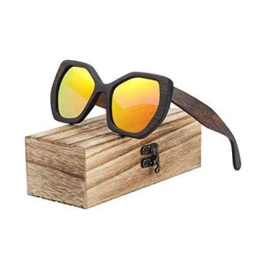 Imagem de Óculos de Sol Barcur Feminino Artesanal Polarizado Borboleta BC5000, L