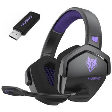 Imagem de Fone de Ouvido Gamer Sem Fio NUBWO G06 com Microfone - Compatível com 