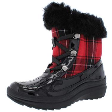 Imagem de Anne Klein Botas femininas Gayla bico redondo cano médio para clima frio