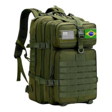 Imagem de Mochila Tática Militar 50L Resistente Impermeável Multifuncional Para 