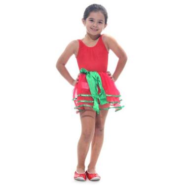 Imagem de Saia Tutu Vermelha E Verde - Natal - Abrakadabra, Unica, U