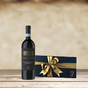 Imagem de Kit Presente Vinho Italiano Borgotorre  Sofisticação para Chefes e Eve