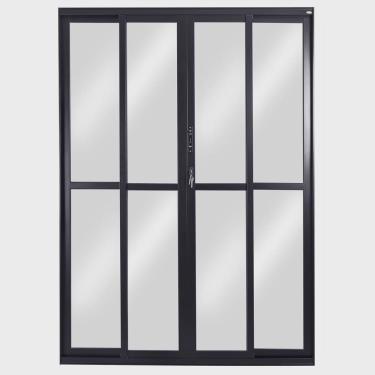 Imagem de Porta Correr 4 Folhas Móveis Central Topsul 210x200cm Esquadrisul