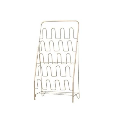 Imagem de Sapateira sapateira prateleira de metal para sapatos moderna e simples armazenamento de sapatos rack organizador de torre multicamadas para chinelos e sapateiras planas organizador de armazenamento de