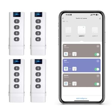 Imagem de IHSENO Botão De Cena Zigbee3.0 Controle Remoto Inteligente Tuya, Precisa De Hub Zigbee, Painel Remoto Zigbee Com Interruptor Inteligente Funciona Com Aplicativo Tuya Smart Life (4)