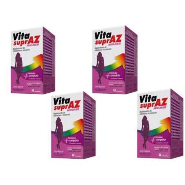 Imagem de Combo Vita Supra Az Vitamina Para Mulheres Zero Açúcar 240cp - União Q