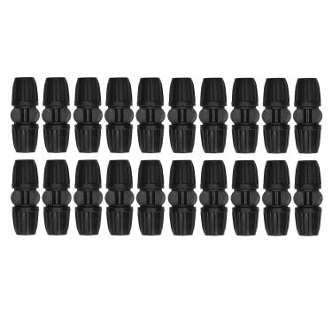 Imagem de Conector de mangueira reta GRCFUMO 20pcs, conector mangueira de jardim com trava, acessórios de irrigação de utilide para sistemas de gotejamento ou sprinkler