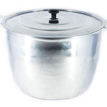 Imagem de Caldeirão Alça de Alumínio Polido com Tampa 16,7L 34cm