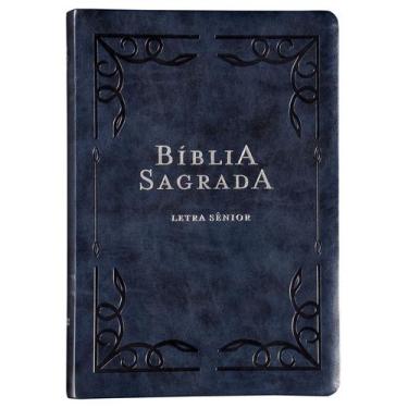 Imagem de Livro - Bíblia NVI, Letra Sênior, Couro-soft azul, Leitura Perfeita