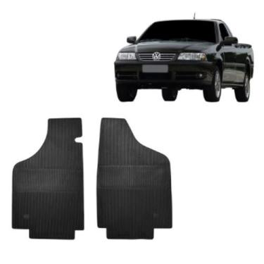 Imagem de Tapete Borracha Da Cabine Vw Saveiro 2000 Até 2005 2 Peças - Carfloor