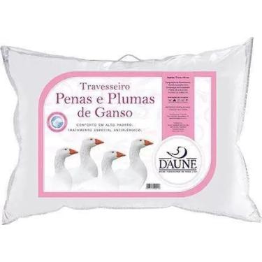 Imagem de Travesseiro Daune 95%Penas e 5%Plumas de Ganso - 50x70 cm, 1 unidade