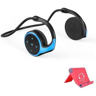 Imagem de Fones De Ouvido Esportivos Sem Fio Bluetooth, Fones De Ouvido Leves Dobráveis Com Som Estéreo Hifi, Suporte Para Cartão De Memória, Fone De Ouvido Confortável Para Corrida De Ciclis, Black