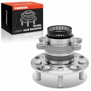 Imagem de A-Premium Rolamento de roda traseira e conjunto de cubo com 5 terminais compatíveis apenas com Hyundai Elantra 2007-2012, L4 2.0L e ABS de 4 rodas