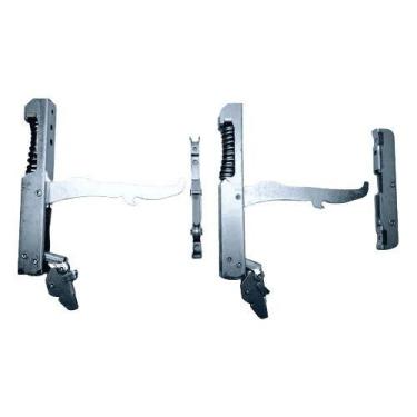 Imagem de 2 Guia E 2 Dobradiça Forno Fischer Turbo Fast 80 Litro 13687