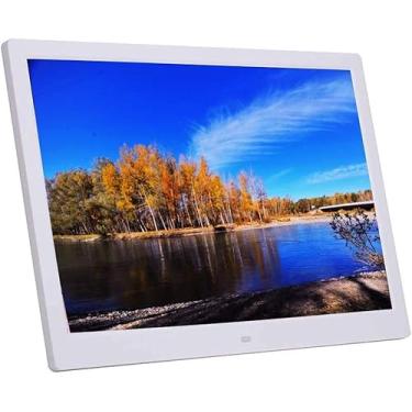 Imagem de 14 Polegadas Digital 1280x800 álbum De Fotos Eletrônico De Alta Definição Máquina De Publicidade Montada Na Parede Exibição De Foto Reprodutor De Videoclipe Calendário, White,Black, black