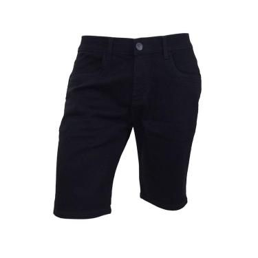 Imagem de Bermuda Sarja Masculina Recuzza Preta - 10763-Masculino