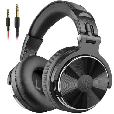 Imagem de OneOdio Fones de ouvido supra-auriculares com fio monitor de estúdio de alta resolução e mixagem, fones de ouvido estéreo DJ com drivers de neodímio de 50 mm e conector de áudio de
