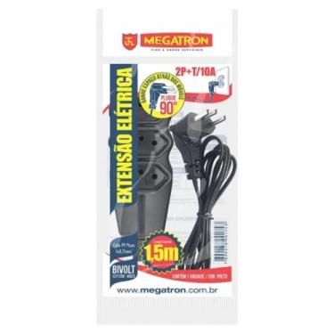 Imagem de Extensão Megatron PP PLANO 3X0,75 1,5m 174