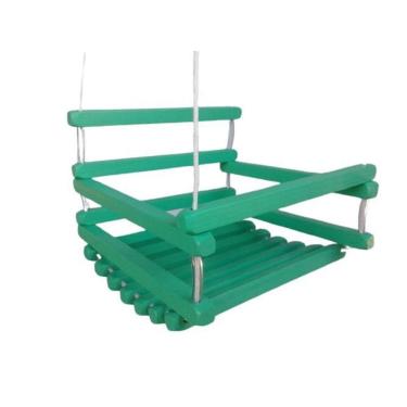 Imagem de Balanço Madeira 35X35 Verde