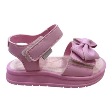 Imagem de Sandália Papete Infantil Pampili Petit Rosa Danone (Rosa Danone, BR, Criança de 4 a 8 anos, Numérico, P, 28)