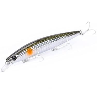 Imagem de ZZTWER Ultra Long Casting 135S Saltwater Sinking Minnow 135 mm 26,4 g Tungaten Isca de pesca de robalo duro