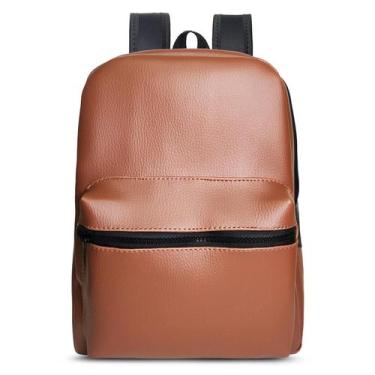 Imagem de Mochila Grande Feminina Moda Escolar Universitária Material Sintético 