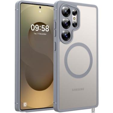 Imagem de Capa magnética TOCOL para Samsung Galaxy S25 Ultra 6,9" cinza