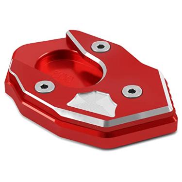 Imagem de Almofada de suporte de motocicleta ampliador de extensão lateral de substituição para Kawasaki Z650 Z750 Z900 Z900RS Z1000 ER-6N ZX6R ZX10R NINJA 650 1000 ER6F Extensor de pedal de placa de suporte de