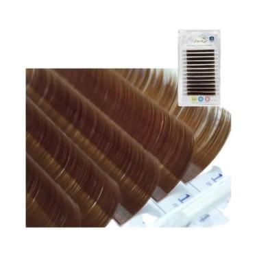 Imagem de Cílios Postiços Coloridos Yelix Volume Extensions, Fácil Aplicação Em 