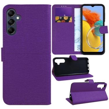 Imagem de Capa capinha case carteira roxa galaxy a14 5g a146 6.6 - cell in power
