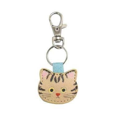 Imagem de Pingente De Chaveiro De Gato De Couro Kawaii, Acessórios De Decoração 