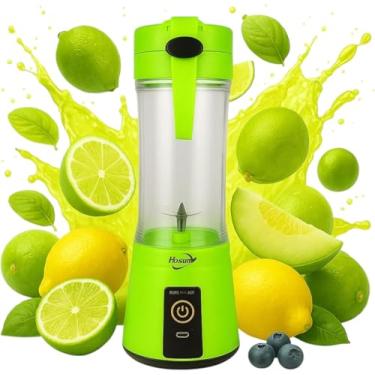 Imagem de Liquidificador Portátil Recarregável USB – Mixer Compacto Para Sucos, Vitaminas e Shakes | Solução Prática Para Quem Não Tem Tempo-Verde