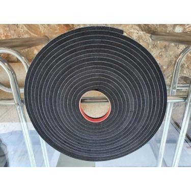 Imagem de Borracha Fita Adesiva Colante Rigida 20mm X 8mm - 10mts - Unespuma