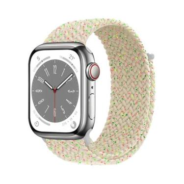 Imagem de Pulseira Trançada Solo Loop Para Apple Watch De 40mm 41mm 42mm 44mm 45