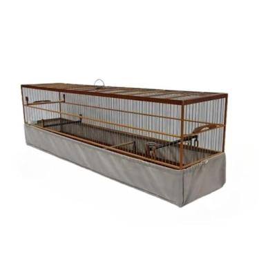 Imagem de Capa Forro De Tecido Para Gaiola Voadeira - Anti Sujeira - Com Regulador(N°12,Bege)