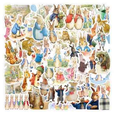Imagem de LTZSTONE Peter Rabbit Stickers Pack (55PCS) Decals for Laptops Water Bottles Toys and Gifts for Teens,Girls,Perfect for Laptop,Hydro Flask,Phone,Skateboard,Travel| Extra Durable Vinyl