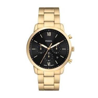 Imagem de Relógio Fossil Masculino Neutra Dourado - FS6093/1PN-Masculino